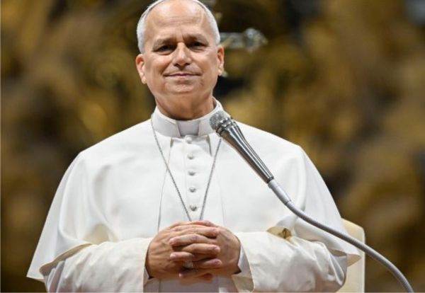 Pope Leo XIV at the general audience on Wednesday, August 26, 2026, in St. Peter's Basilica (@Vatican Media)